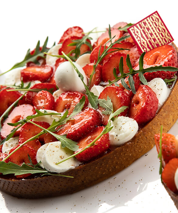 recette tarte aux fraises tomates mozzarella